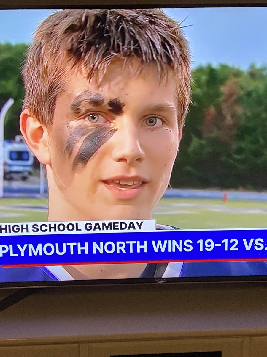Eye Spy 👁 a Fun Homecoming Football Victory for Plymouth North today.  <a href="/MIAA033/">MIAA</a> <a href="/boston25/">Boston 25 News</a> <a href="/ButchStearns/">Butch Stearns</a> <a href="/MIAASouthTD/">Scott Paine</a>