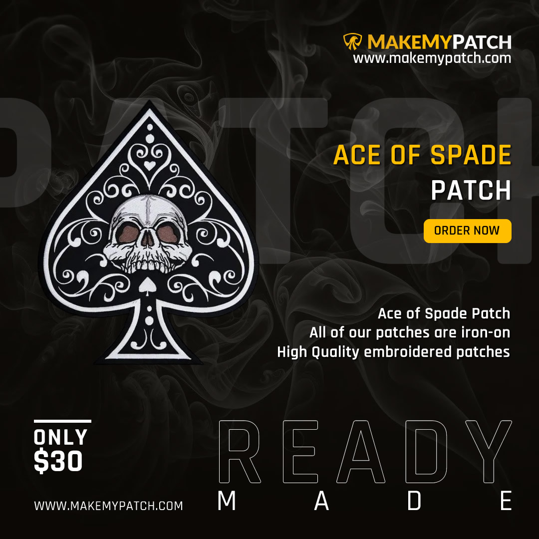 makemypatchnow's tweet image. Show off your winning spirit with the Ace of Spade Patch, perfect for those who love bold and striking designs. This patch symbolizes luck, power, and timeless style.

Order today:

makemypatch.com/product/ace-sp…

#AceOfSpade #CustomPatches #BikerPatch #BoldDesigns #LuckyPatch #AcePatch