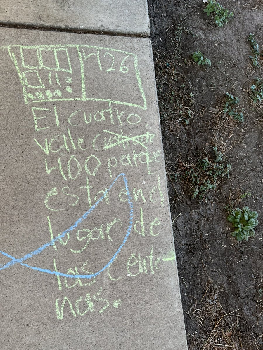 Roxologist's tweet image. Beautiful day outside for our @BluebonnetLions to write critically by justifying their responses in math! #beyondTHEworksheet #learningSTYLES #teachingSTYLES #learningCANlookMANYways