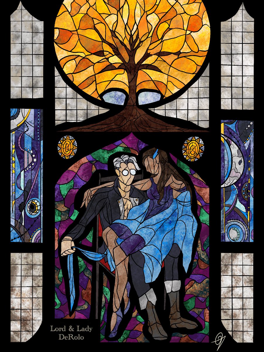 It’s been a hot minute since I made any #criticalrolefanart but had some time today for our favorite couple! #fanart #stainedglass <a href="/executivegoth/">Taliesin Jaffe</a> <a href="/LVMandM9onPrime/">The Legend of Vox Machina and The Mighty Nein</a> <a href="/VoiceOfOBrien/">Liam O'Brien</a> <a href="/WillingBlam/">Travis Willingham</a> #vexahlia #percyderolo #percivalfredricksteinvonmuselklossowskideroloiii <a href="/LauraBaileyVO/">Laura Bailey</a>