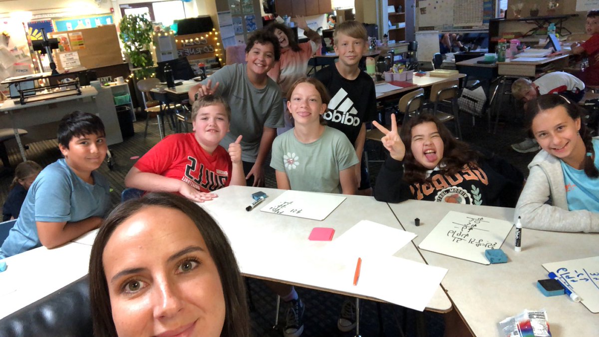 MsScanlon1's tweet photo. Look at these proud mathematicians working so hard to master long division! #dg58pride https://t.co/hPoaLSs9N0