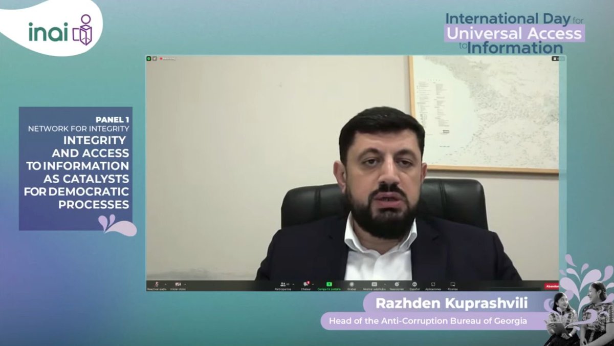 Razhden Kuprashvili Head of the Anti-Corruption Bureau of Georgia, presented the functionality of his institution, where transparency is implemented through asset declarations submitted by all officials, which are frequently monitored and accessible to the general public.🇬🇪#IDUAI
