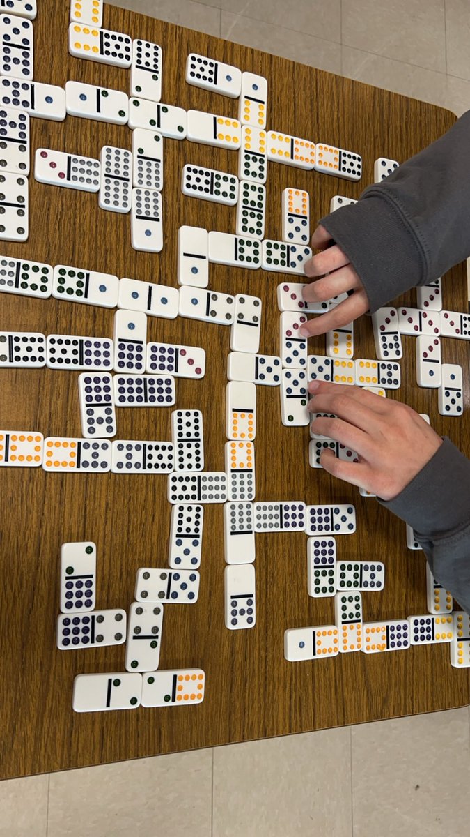 mrsheetz1's tweet photo. Used dominoes to understand line of reasoning in rhetorical analysis today in #APLang https://t.co/NY3mMSqXVa