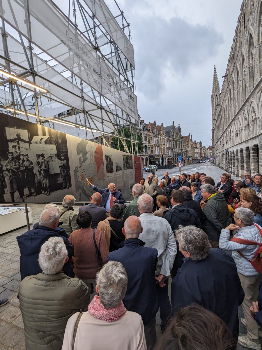 TommiesGuides's tweet photo. Professor Jay Winter launches "After the Great War" outdoor exhibit with @IFFmuseum @enrs_eu The 5 years following 1919 resulted in more global deaths than 5 years of war &amp; determined much of where we are today as a result of politics, collapse &amp; rebuilding of Empires &amp; nations https://t.co/ZmoklME3eG