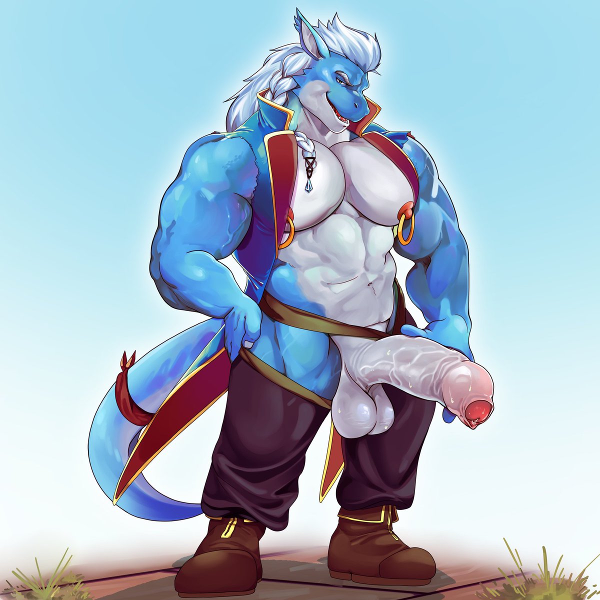 OrcGuy2's tweet photo. Commission for @TankDragon 
Who want to taste this sea flavor? 👀 https://t.co/UyMWKb3vdC