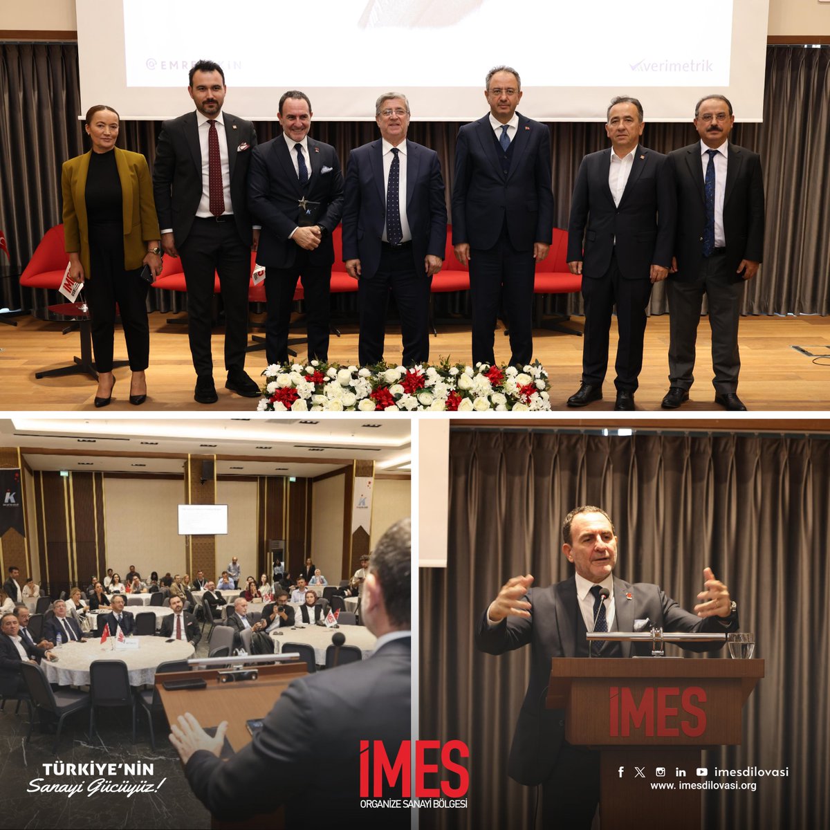 imesdilovasi's tweet photo. İMES Kariyer Günleri kapsamında, İstanbul Topkapı Üniversitesi Rektörü Sn. Prof. Dr. Emre Alkin, "Ekonomi ve İstihdam" konulu konferansını İMES OSB Süheyl Erboz Konferans Salonumuzda gerçekleştirdi.

#imeskariyergünleri #imeskariyer #sanayidegeleceğiyakala #kocaelistihdam https://t.co/yMj0RO7uAb