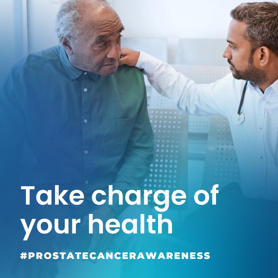 AZDHS's tweet image. It&apos;s #ProstateAwarenessMonth! 

Don’t wait for symptoms—regular screening can catch prostate cancer early when it’s most treatable. Schedule an appointment with your doctor today.