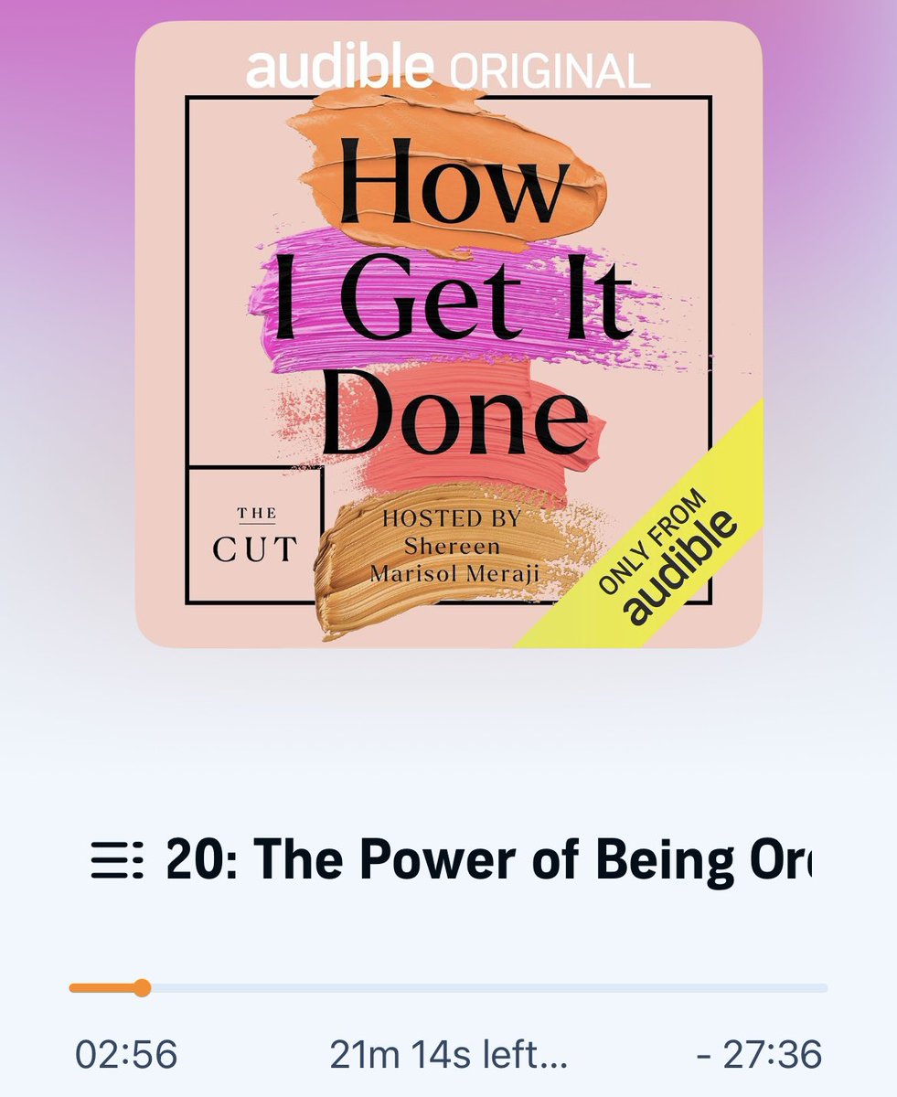 HOURLY LIFE of Fred Campos (@fredsdaily) on Twitter photo 12:30p Just finished, <a href="/RadioMirage/">Shereen Marisol Meraji</a> “How I Get It Done.” <~Great podcast & audible! 12:30p Just finished, <a href="/RadioMirage/">Shereen Marisol Meraji</a> “How I Get It Done.” <~Great podcast & audible!