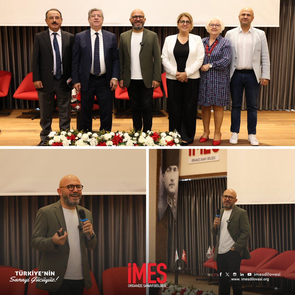 imesdilovasi's tweet photo. İMES Kariyer Günleri kapsamında, Sn. Prof. Dr. Türker Baş, "İK Trendleri" isimli konferansını, İMES OSB Süheyl Erboz Konferans Salonumuzda gerçekleştirdi.

#imeskariyergünleri #imeskariyer #sanayidegeleceğiyakala #kocaelistihdam https://t.co/2tw6tzmPjK