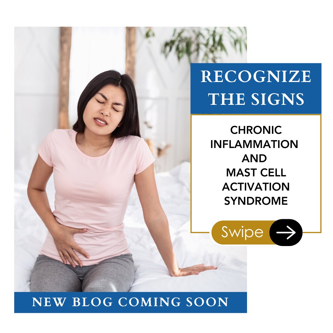 GeorgiaTetlowMD's tweet image. 🔥 Discover the hidden signs of Chronic Inflammation and Mast Cell Activation Syndrome! 

Blog coming soon! 
#MainLineHealth #blog #nervousystem #FunctionalMedicine #IntegrativeMedicine #Holistic #WellnessJourney #philadelphiaintegrativemedicine #pim #ChronicInflammation #Healing
