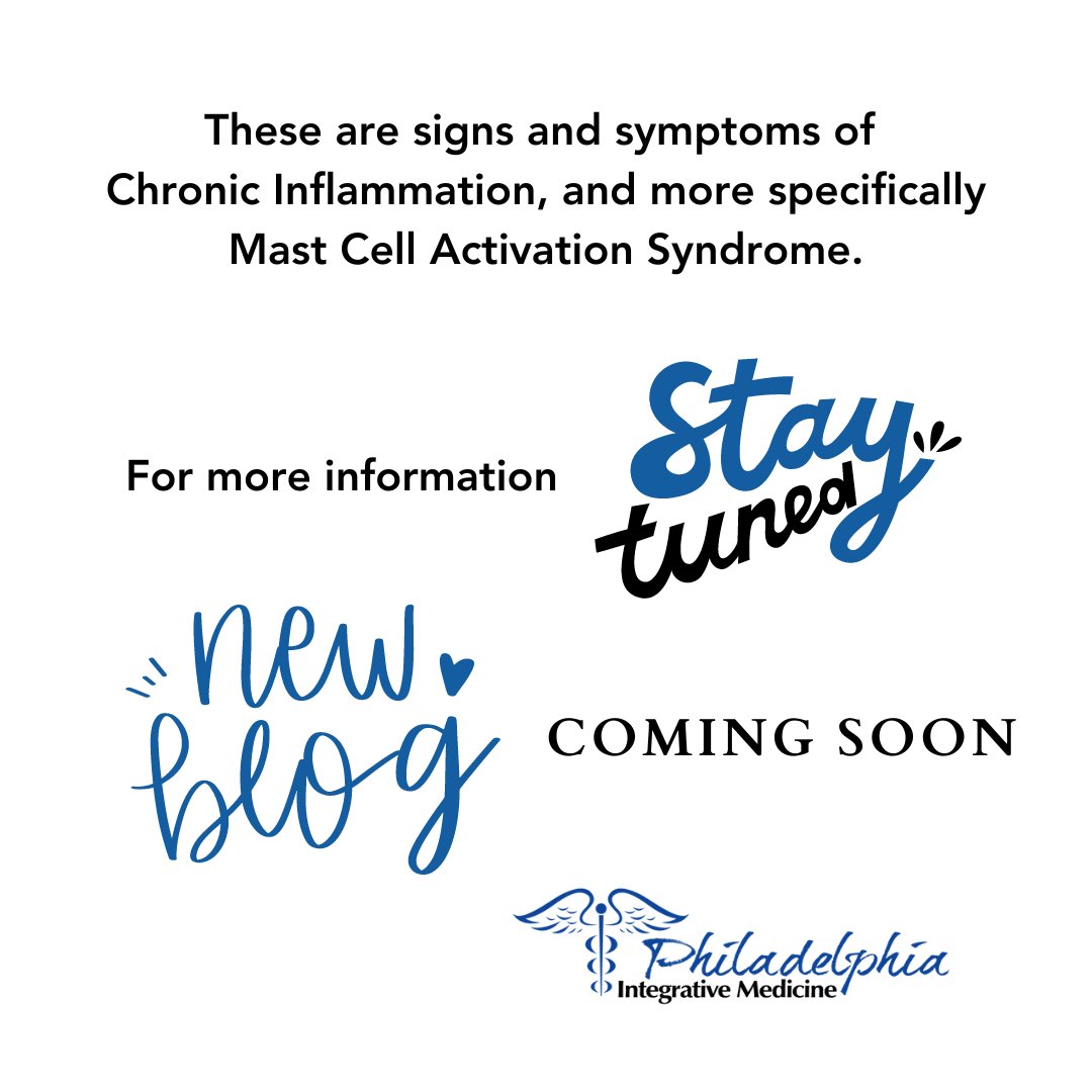 GeorgiaTetlowMD's tweet image. 🔥 Discover the hidden signs of Chronic Inflammation and Mast Cell Activation Syndrome! 

Blog coming soon! 
#MainLineHealth #blog #nervousystem #FunctionalMedicine #IntegrativeMedicine #Holistic #WellnessJourney #philadelphiaintegrativemedicine #pim #ChronicInflammation #Healing