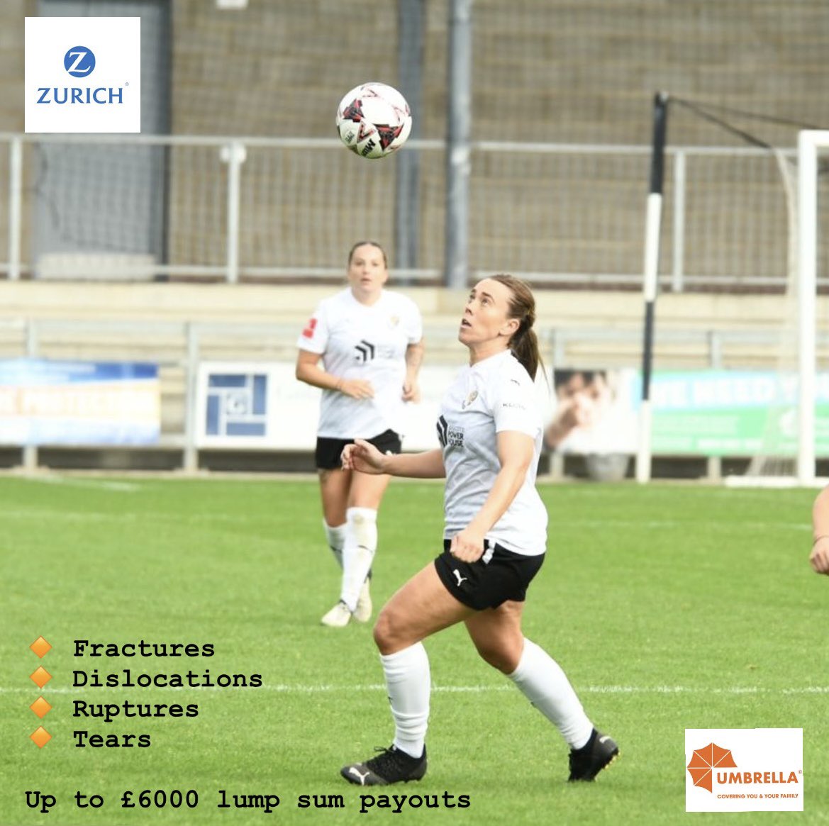 DannyKeyte's tweet image. Thank you to @DartfordFCWomen player @amyrussa for allowing me to source her 24/7 Global Injury Cover 

Now covered for up to £6000 for ⬇️ 

🔸 Fractures
🔸 Dislocations
🔸 Ruptures
🔸 Tears
🔸 Fully Comprehensive Critical Illness Cover 

#ACL #ProjectACL #InjuryCover #Football