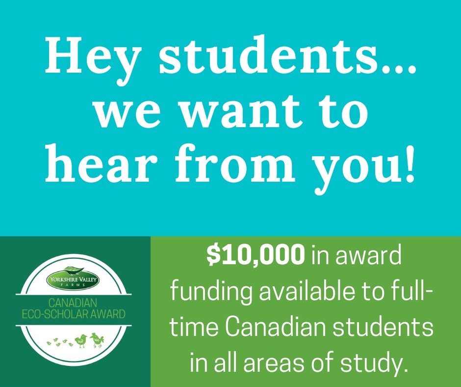Applications are now open for the 2025 Eco-Scholar Award. If you're passionate about agriculture and how it can be a force for good in our society, don't delay and apply now! Read more and apply: buff.ly/4ehE5OB