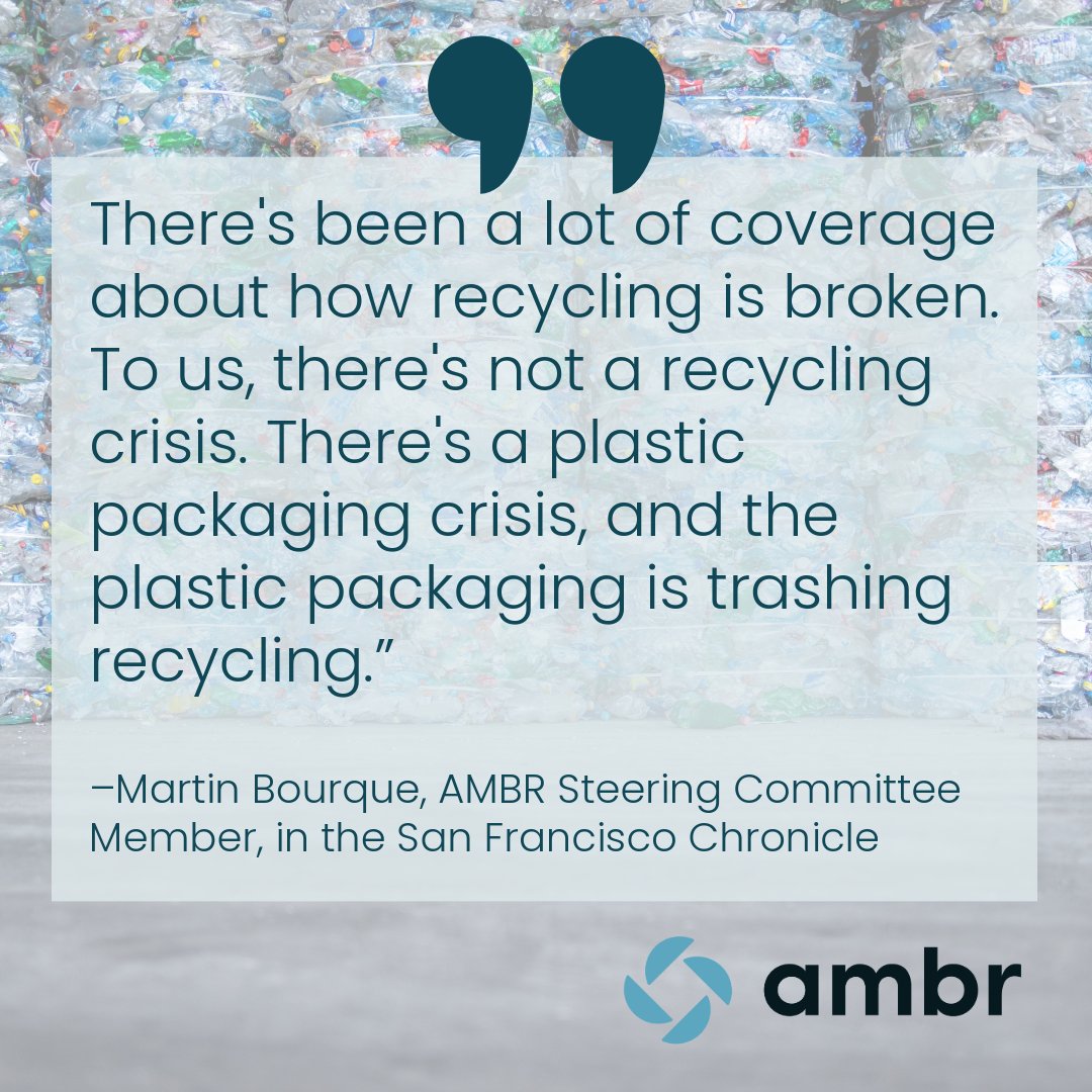 Great article from <a href="/sfchronicle/">San Francisco Chronicle</a> highlighting why so many plastics cannot be recycled: There are no markets for them. These plastics trash recycling systems and the planet. 

sfchronicle.com/climate/articl…