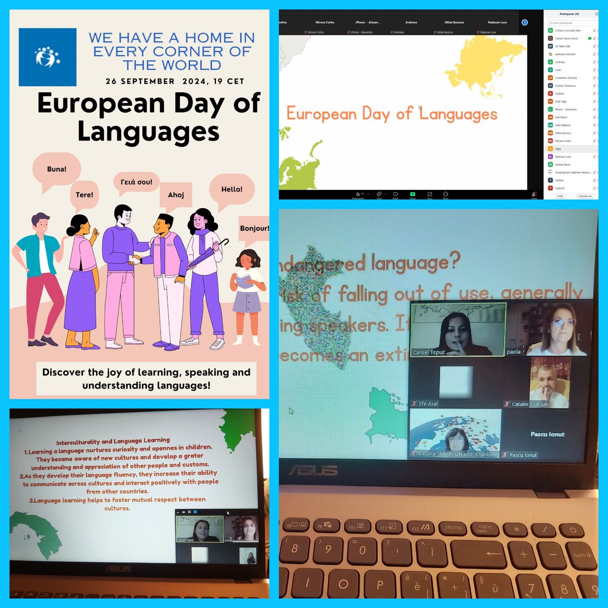 paolaiorio4's tweet photo. My students of IVAT celebrated online the #EuropeanDayofLanguages with their European mates involved in the #etwinningproject "We Have a Home in Every Corner of the World". Lots of fun with online games.
@IissEinaudi https://t.co/M8NpAxWMzc