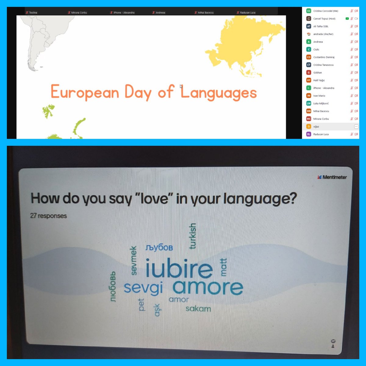 paolaiorio4's tweet photo. My students of IVAT celebrated online the #EuropeanDayofLanguages with their European mates involved in the #etwinningproject "We Have a Home in Every Corner of the World". Lots of fun with online games.
@IissEinaudi https://t.co/M8NpAxWMzc
