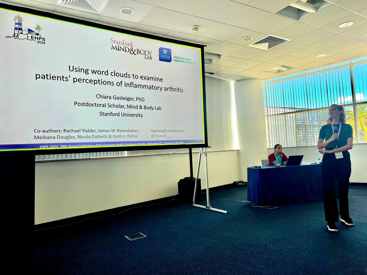 Health Psychology Auckland (@healthpsychakl) on Twitter photo 🎉 It was great to see our PhD students <a href="/_RachaelY_/">Rachael Yielder</a> and <a href="/Janemcha/">Jane C</a>, and recent alum <a href="/ChiaraG__/">Chiara Gasteiger, PhD</a> sharing their research at the recent <a href="/EHPSociety/">European Health Psychology Society</a> convention in Portugal, and catching up with other early career researchers from across the globe! 👏🌅
<a href="/FMHS_UoA/">Faculty of Medical and Health Sciences UoA</a> <a href="/StanfordPsych/">Stanford Psychology</a> 🎉 It was great to see our PhD students <a href="/_RachaelY_/">Rachael Yielder</a> and <a href="/Janemcha/">Jane C</a>, and recent alum <a href="/ChiaraG__/">Chiara Gasteiger, PhD</a> sharing their research at the recent <a href="/EHPSociety/">European Health Psychology Society</a> convention in Portugal, and catching up with other early career researchers from across the globe! 👏🌅
<a href="/FMHS_UoA/">Faculty of Medical and Health Sciences UoA</a> <a href="/StanfordPsych/">Stanford Psychology</a>