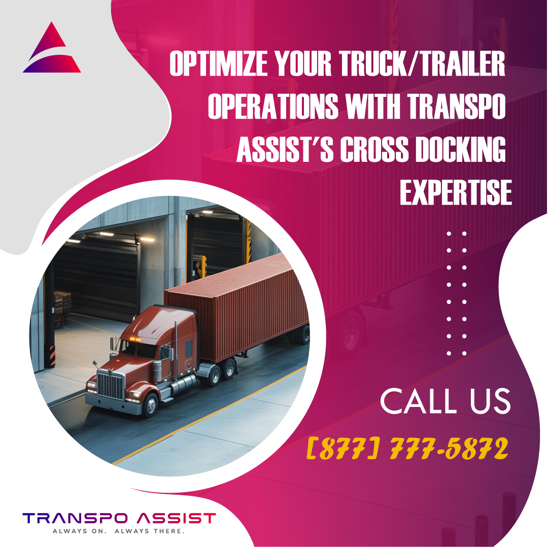 TranspoAssist's tweet photo. Explore #transpoassist for top-notch cross-docking services that streamline your logistics efficiently.

Visit our website: https://t.co/TuWj9qLw3P

Call us: (877)777-5872

#crossdocking #hotelbooking #truckrepair #TruckDriver #truckwash #truckstop #cargo #logistics #scales https://t.co/sqnoUIu0sc