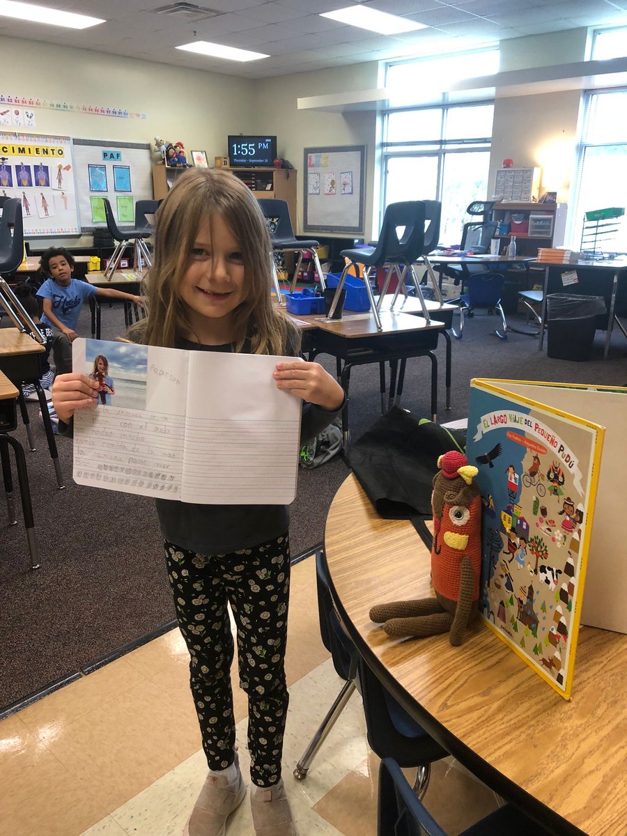 We started our cultural activity this year with the traveling book. I love seeing what my students did with the Pudú and reading their sentences. <a href="/ParticipateLrng/">Participate Learning</a> <a href="/IreneZamoraSoto/">Irene Zamora Soto</a>
