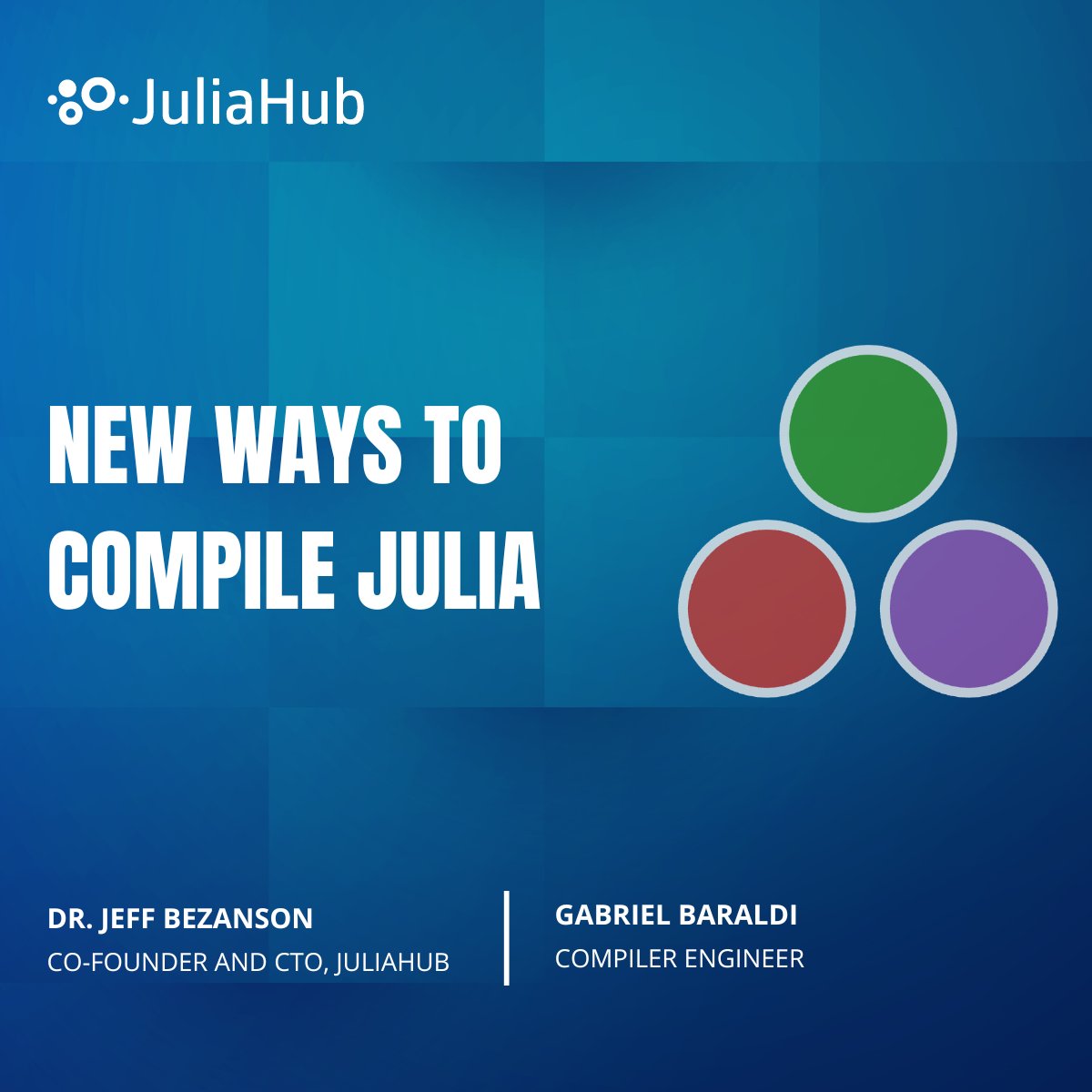 JuliaHub_Inc's tweet image. At JuliaCon 2024, Jeff Bezanson and Gabriel Baraldi shared major advancements in compiling Julia, including trimming unnecessary code and reducing binary sizes. For more details, click here. info.juliahub.com/blog/new-ways-… #JuliaLang #JuliaCon #programming #Technology
