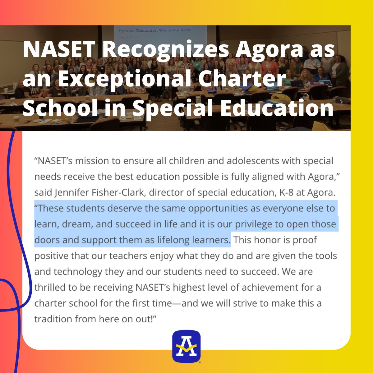 Agora Cyber Charter School tweet media