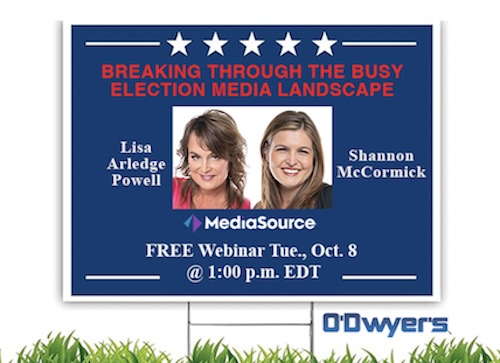 Join <a href="/MediaSourceTV/">MediaSource</a>'s Lisa Arledge Powell &amp; Shannon McCormick for a discussion on how communicators can effectively navigate the hectic media landscape, Tue., Oct. 8 @ 1:00 p.m. EDT: us06web.zoom.us/webinar/regist…