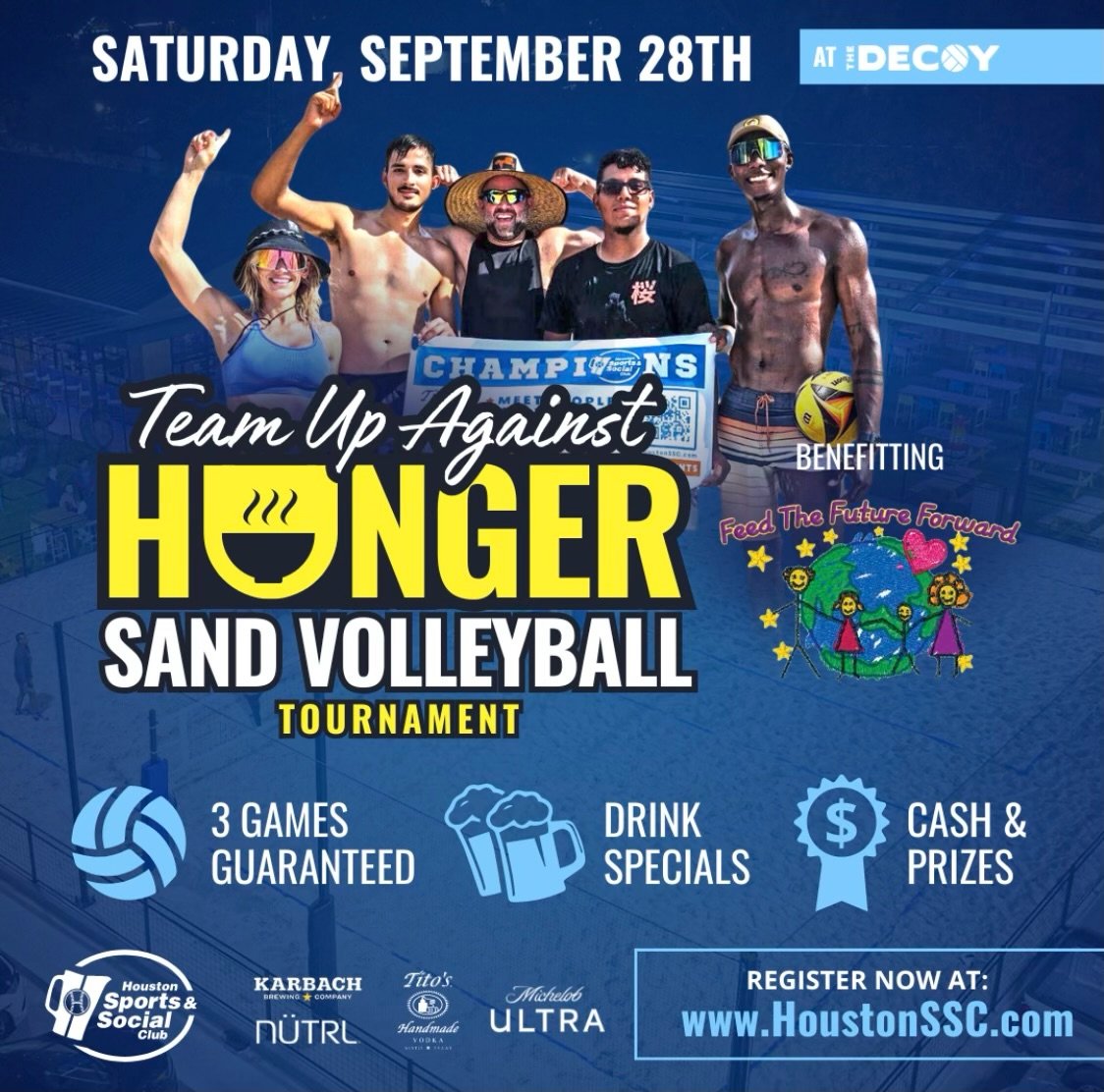 lunchforall's tweet photo. Did you forget? This Saturday at the Decoy! Fun in the sun volleyball! Help feed area students with their lunches! Let’s go! See ya there! #schoollunches #SchoolMeals #nokidhungry https://t.co/8J64mm7vHV