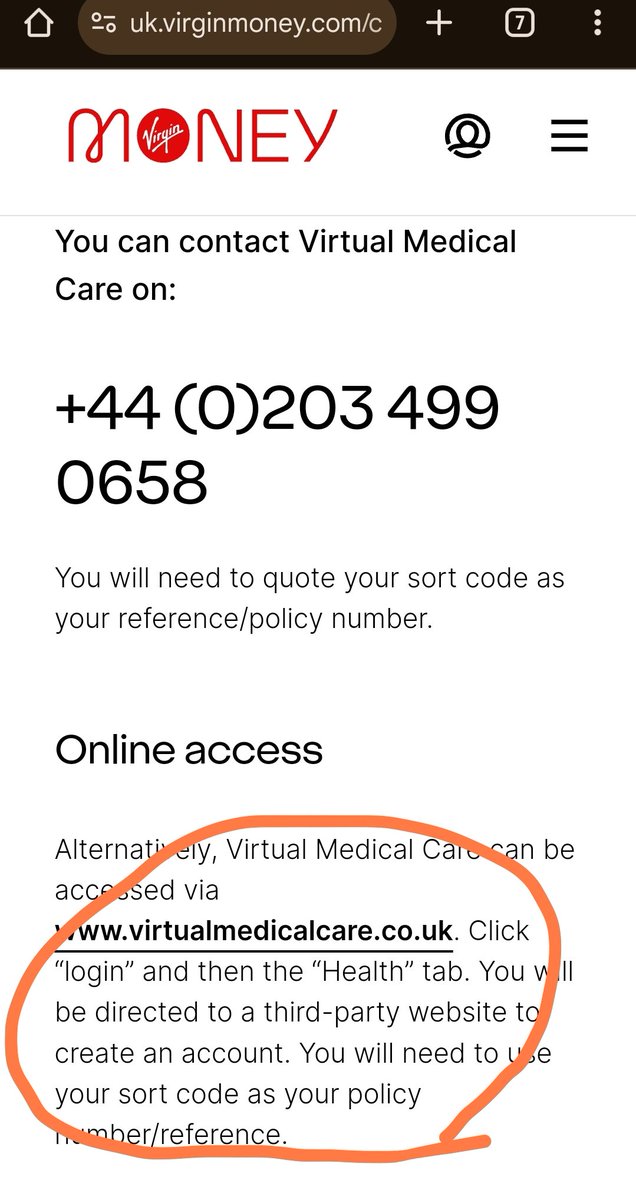 dnyanee's tweet photo. @AskVirginMoney @VirginMoney am club M custmr. As a part of travl insurance, virtual medical care included. am unable to register on their website. virgin m website says, i should use sort code as a policy no. But that's not working. CCare at VM is clueless. That's disappointing https://t.co/PwabjrdUZ1