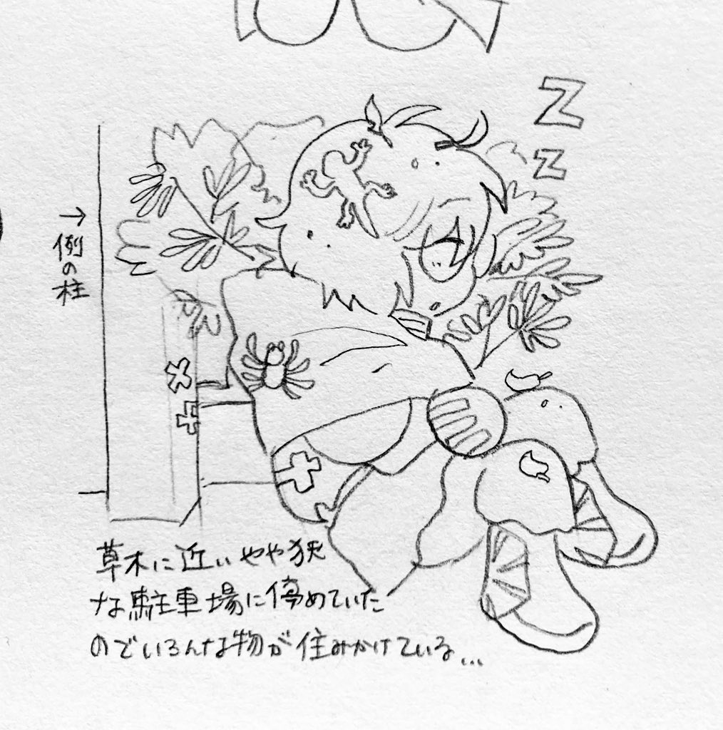以前乗っていた愛車の擬人化です  幻覚である...  思い出日記 