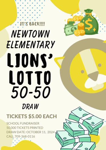 Lions’ Lotto begins today! Last year’s jackpot was almost $ 45 000. Get your tickets from your favourite Lion or contact the school at 709-368-0116!