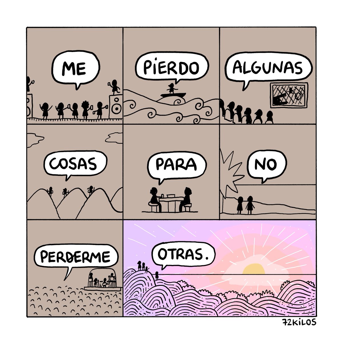 Me pierdo algunas cosas.