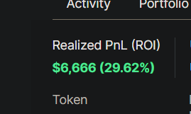 Up 6.6k today, easy mode is on ✅