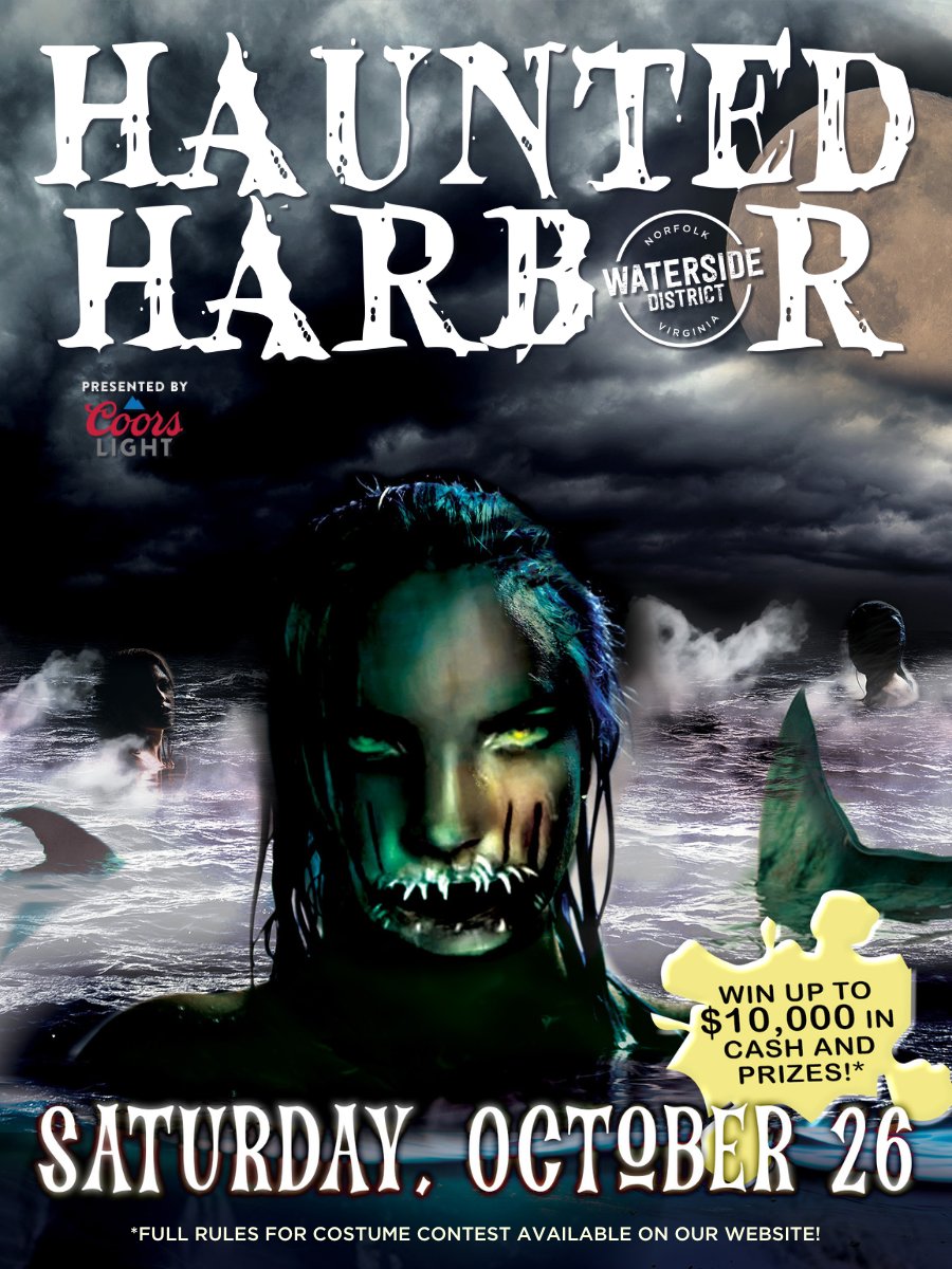 Just 1 month away from our Haunted Harbor Halloween Party - the biggest and best Halloween party in town! Don't get stuck waiting in line for tickets, or worse 👀 Get your tickets now: bit.ly/4cgFP9l