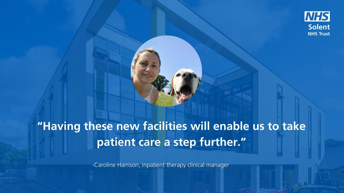 As the opening day for our new wards at South of England Rehabilitation Centre approaches, we’ve been speaking to some of the staff who will be working in the new building to see what they’re looking forward to. 

Read Caroline's view here 👉 buff.ly/3zKDdTH