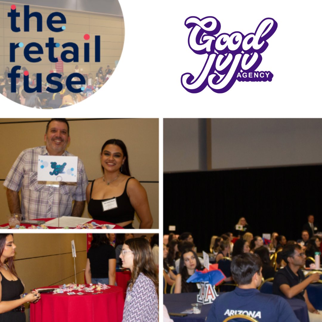Big thanks to @uaztjlcenter for having us at the the Retail Fuse Event! We had a great time connecting with everyone.

#GoodJuJuAtUA