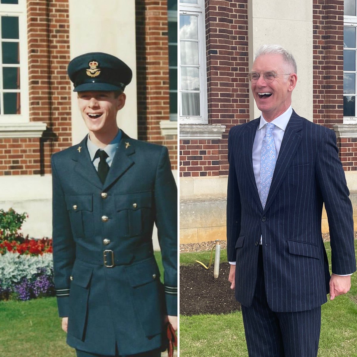 Andrew Hartle🏳️🌈😷 (@startle65) on Twitter photo A day I thought would never come
- a 🧵/1
36 years between photos at RAF College Cranwell
L- after graduating with 226 SERE
R- today at my <a href="/RoyalAirForce/">Royal Air Force</a> Restorative Action Ceremony
In between, the pain and shame of dismissal for being gay
(I’ve barely aged 🙄) A day I thought would never come
- a 🧵/1
36 years between photos at RAF College Cranwell
L- after graduating with 226 SERE
R- today at my <a href="/RoyalAirForce/">Royal Air Force</a> Restorative Action Ceremony
In between, the pain and shame of dismissal for being gay
(I’ve barely aged 🙄)