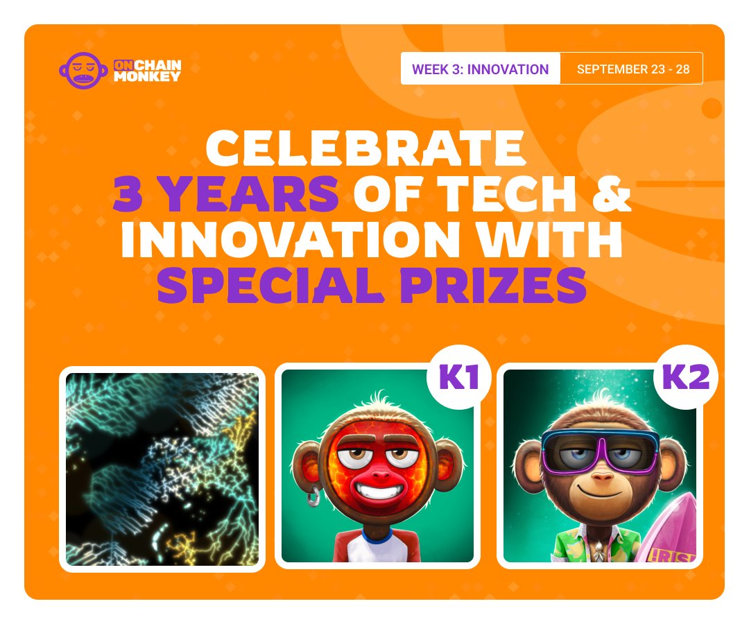 OnChainMonkey® (@onchainmonkey) on Twitter photo ⏰ Time is ticking—only 48 hours left to win amazing prizes!
To enter: 1️⃣ Follow <a href="/OnChainMonkey/">OnChainMonkey®</a> 2️⃣ Tag a builder friend 3️⃣ Share this post
Don't miss out! ⏰ Time is ticking—only 48 hours left to win amazing prizes!
To enter: 1️⃣ Follow <a href="/OnChainMonkey/">OnChainMonkey®</a> 2️⃣ Tag a builder friend 3️⃣ Share this post
Don't miss out!