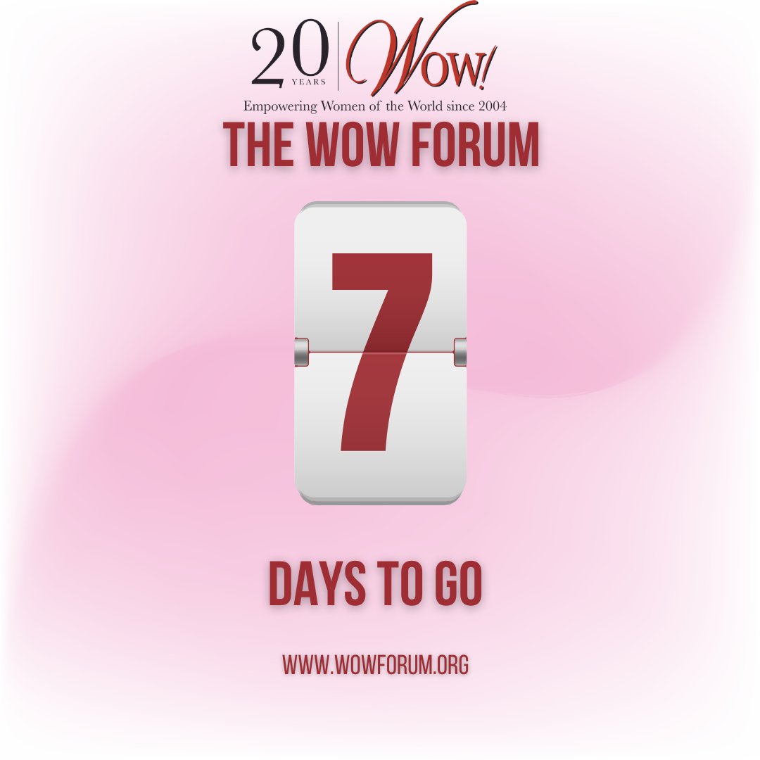 Since 2004
Empowering Women Through Development
Tickets are selling fast! Don’t miss out! 🚨
The WOW Forum is back, and you’re invited! J

🎟 Reserve your spot today: Visit wowforum.org to secure your tickets before they’re gone!