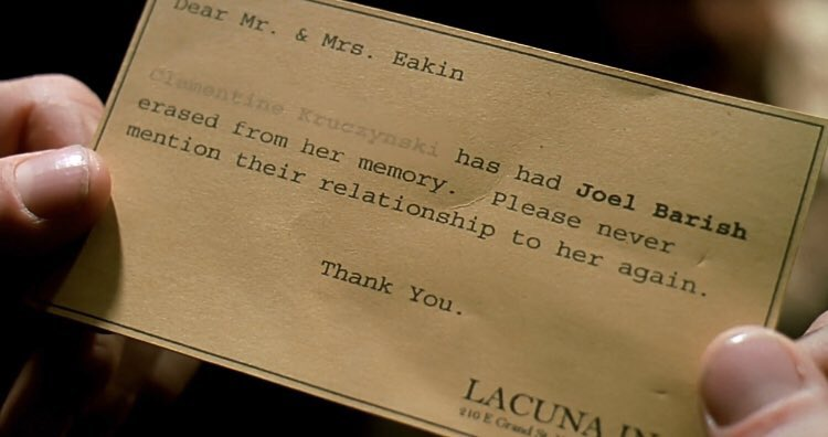 TheCinesthetic's tweet photo. Eternal Sunshine of the Spotless Mind (2004) https://t.co/hzNp067dV1