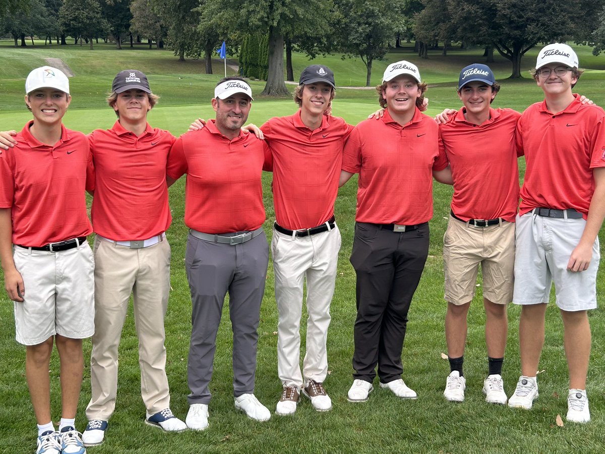 revereminutemen's tweet photo. Fantastic Team Effort!

Jack Kinder 75
Tommy Kinder 75 
Jack Skidmore 77
Angelo Levak 79
Liam Gartland 89
Jack Baird 90

Also Congratulations to Coach Archer! 
We’re very fortunate to have him leading the Minutemen Program!! https://t.co/iFUMYHHVel