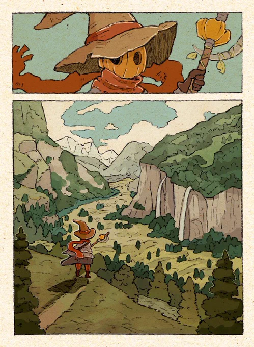 years ago I started a short comic about traveling pumpkin wizards, if I finished it would anyone want to read it