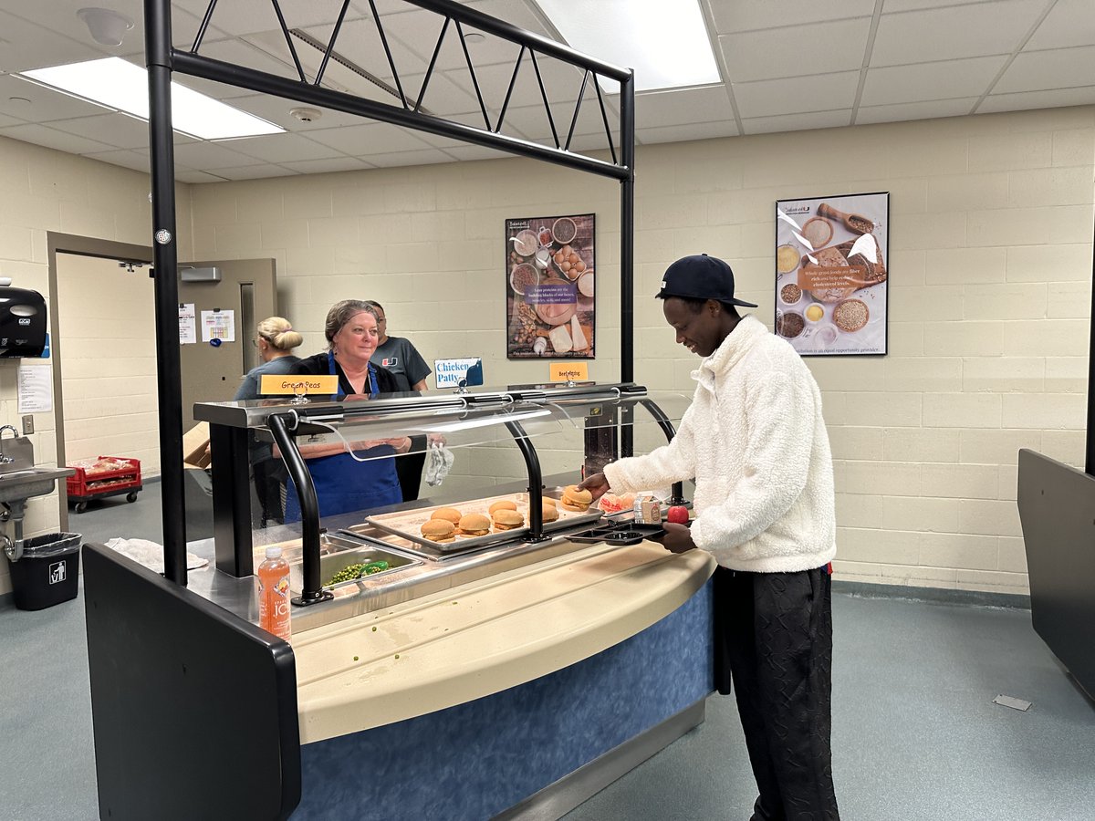 Lunch at UHS today was served up by our very own Dr. Daca! 🧑‍🍳  #allaboutU #UHSPride