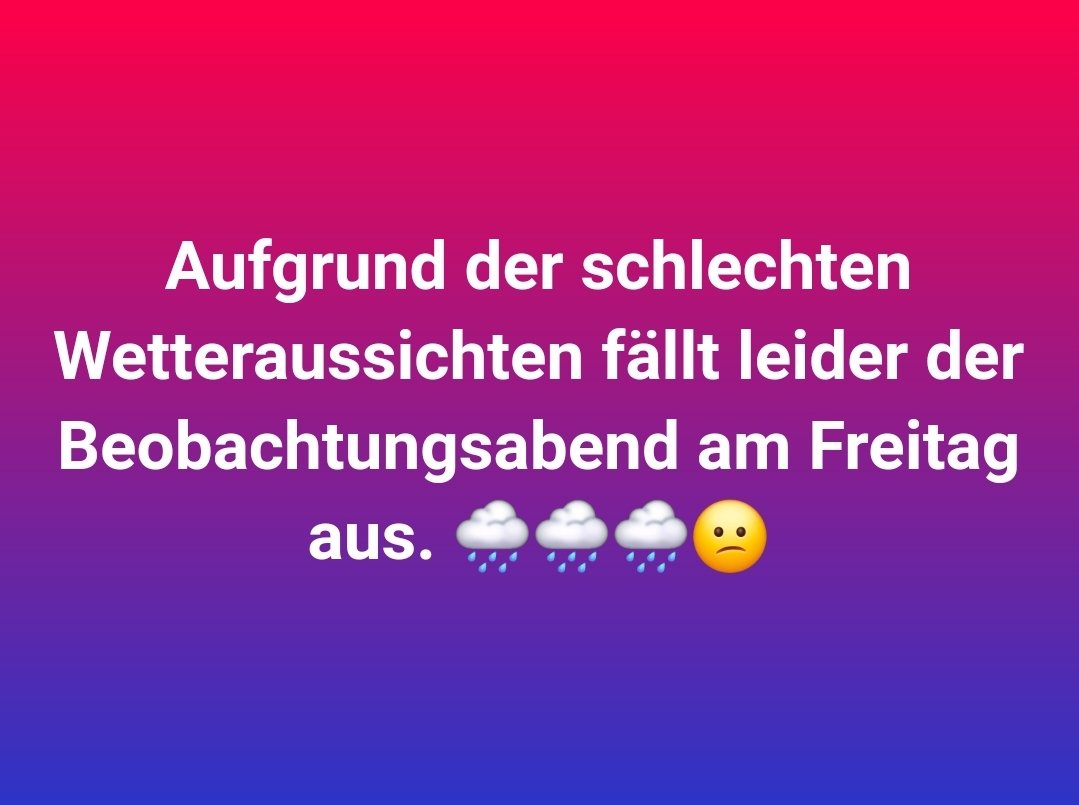 AG Orion Bad Homburg / Volkssternwarte Hochtaunus tweet media