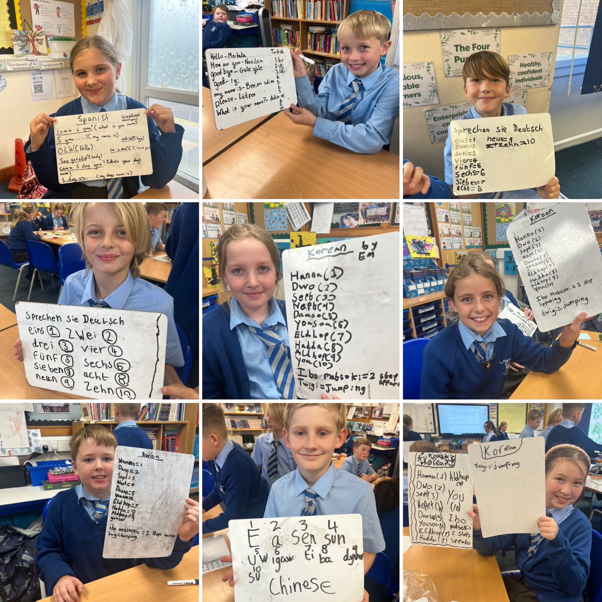rofftschool's tweet photo. Blwyddyn 5 celebrated European/World Day Of Languages today by teaching each other languages they knew from home, recording what they learned using @Seesaw and listening to a fantastic presentation from Dominika, our EAL teacher 🌍💬
#EuropeanDayOfLanguages https://t.co/4p7XnfGqsc