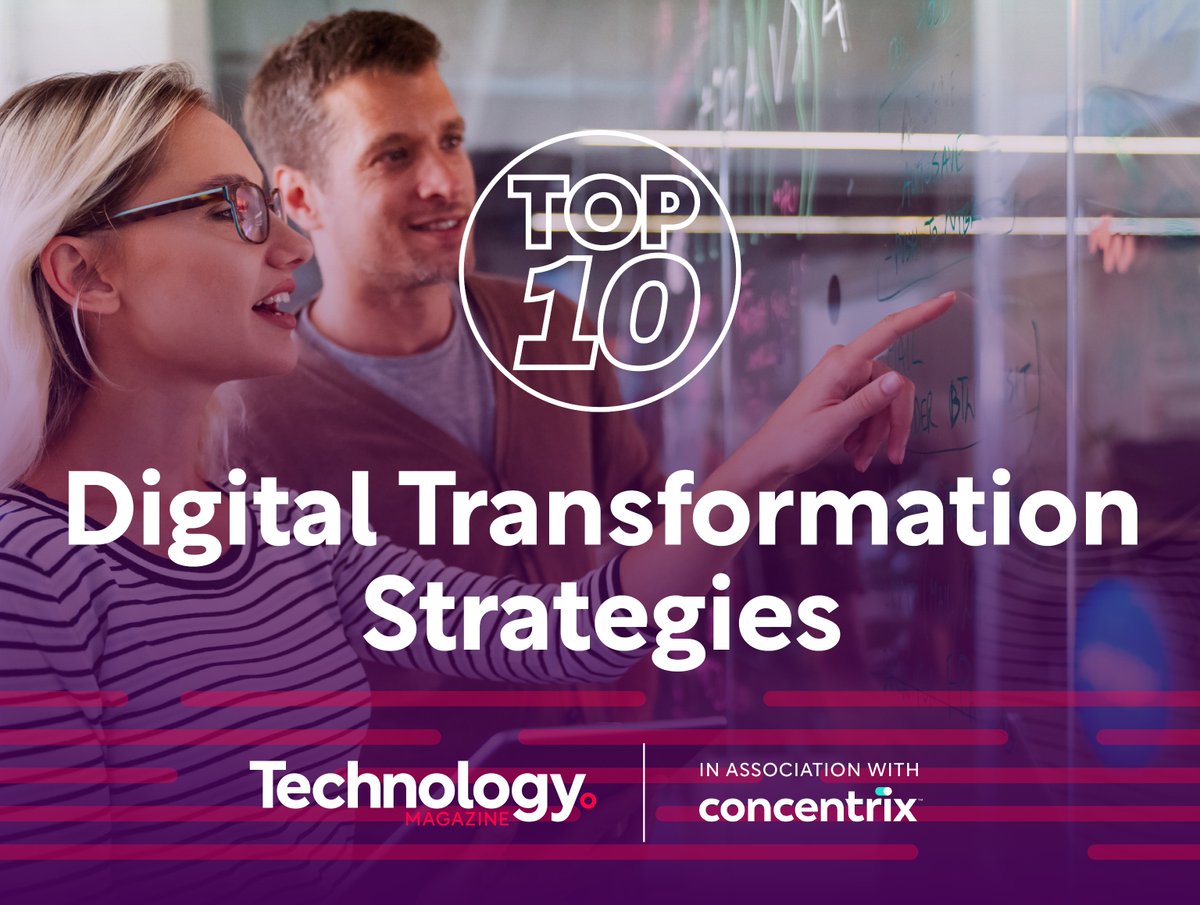 Concentrix's tweet photo. We've partnered with @TechnologyMagBC to outline the Top 10 Digital Transformation Strategies that businesses need to implement today. With the launch of our iX Hello™ product, we’re helping businesses adopt #GenAI and drive digital transformation. https://t.co/MUSlj3RAyC https://t.co/9ZACpZNmCe