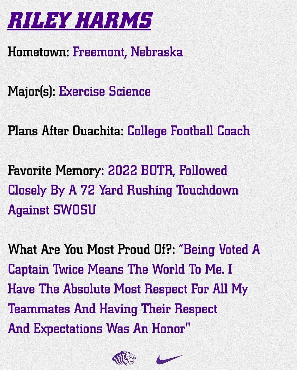 Senior Profile: QB Riley Harms

#FinishEmpty l #D2FB l #TCC