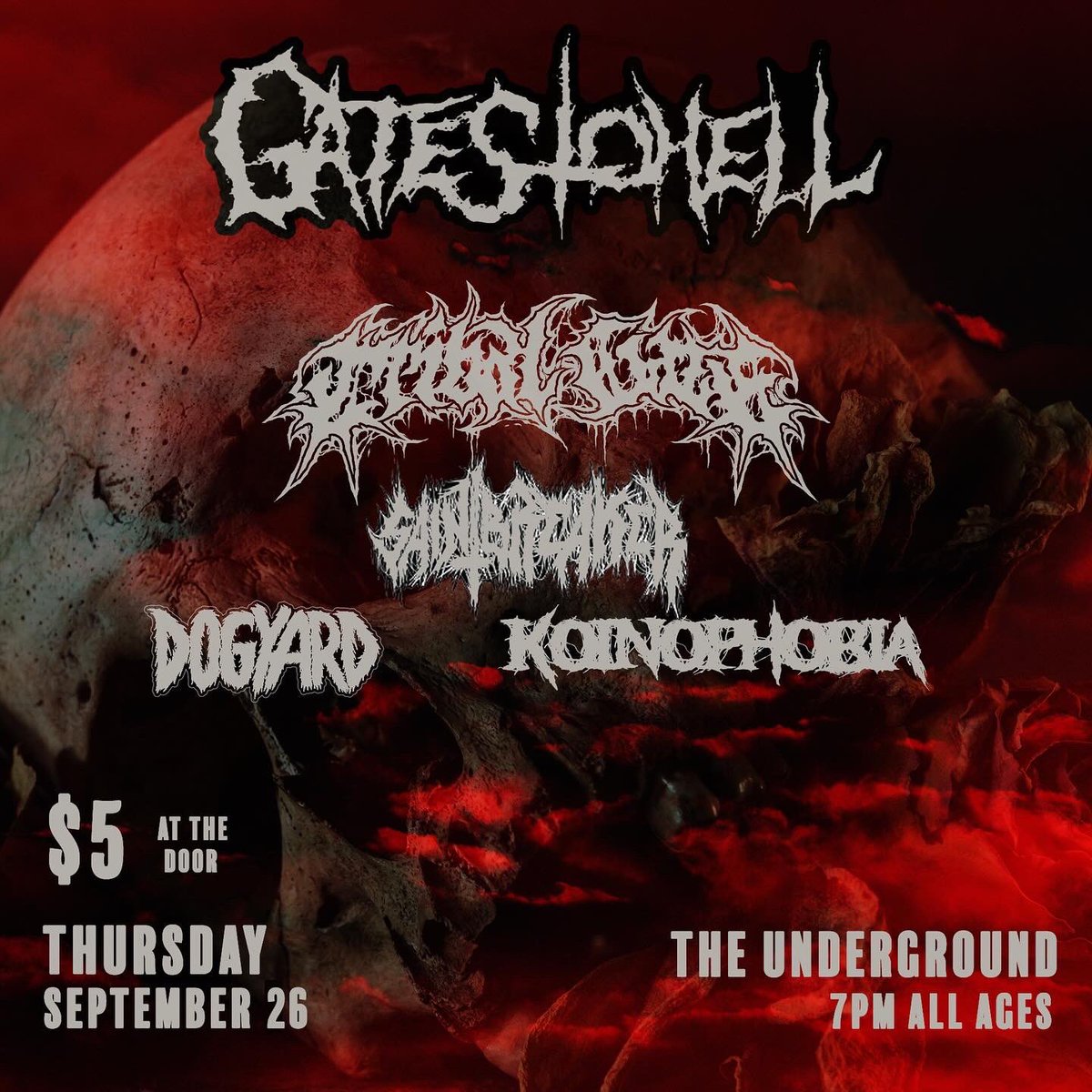 See you tonight Arizona. $5 gig with Tribal Gaze at The Underground. Doors at 7PM.