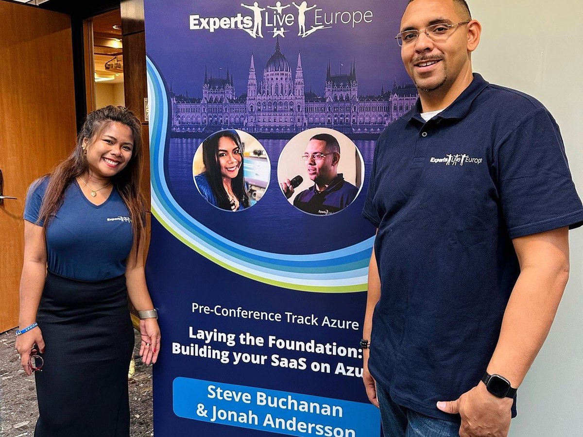 cjkodare's tweet photo. Just boarded my flight back home to Sweden after delivering a workshop and a session! Budapest is lovely! 🤩
See you next time.
Thank you #ExpertsLiveEU for having me. Thanks to all friends, speakers, sponsors, attendees, and followers who connected and said Hi during the conference.Congrats to those who won signed copies of my book, Learning Microsoft Azure ☁️
Thanks to awesome @IsidoraKatanic and team! #mvpbuzz