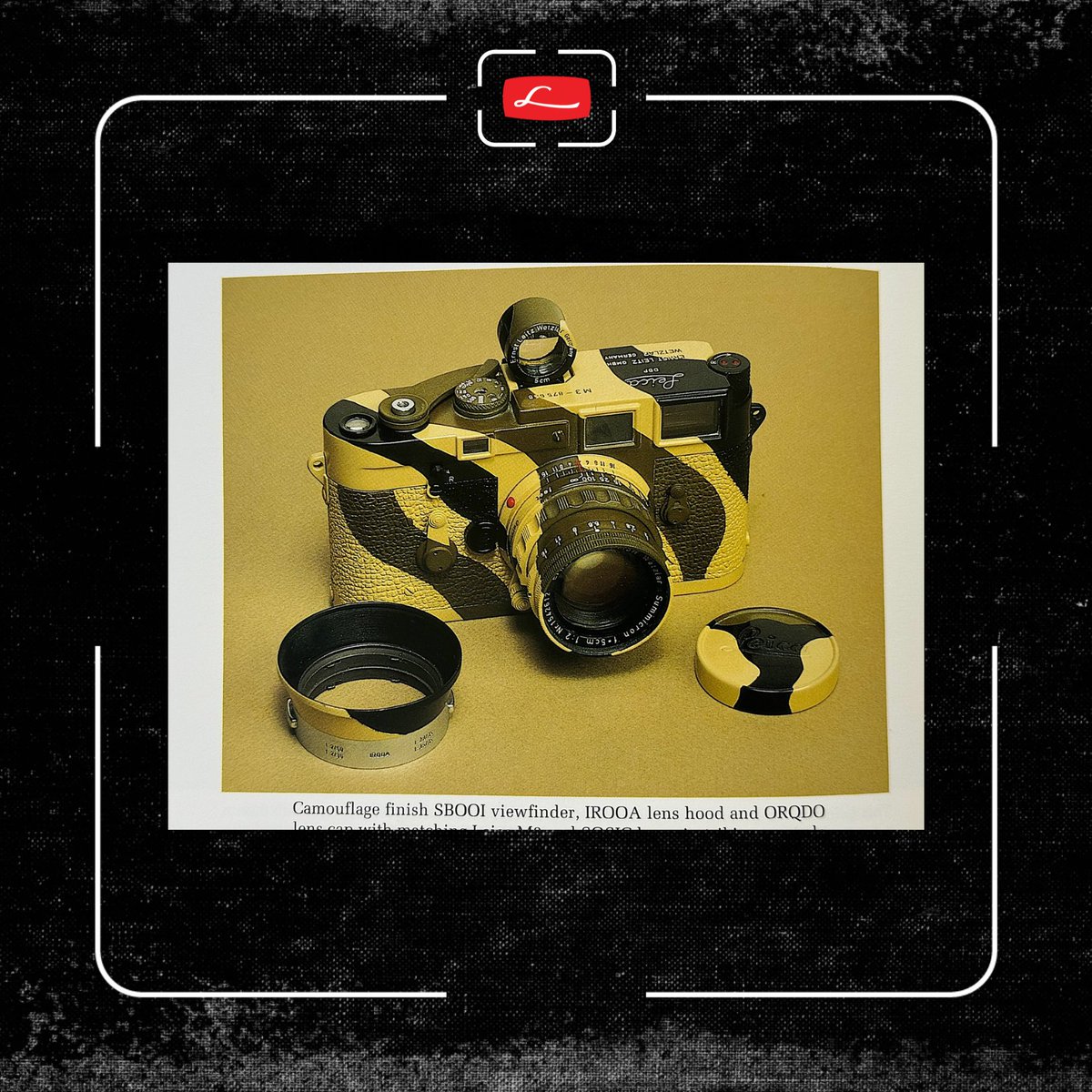 The “Desert Storm” Leica M3 by G.B. Metzcar: What happens if a master Leica painter lets his imagination run wild? Read more: bit.ly/LSI_Instagram #LeicaSociety #TBT