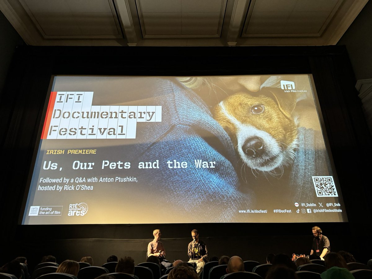Barry Kenny 🇺🇦🇪🇺🇬🇪🇲🇩🇮🇪 ї (@barrykenny) on Twitter photo What a beautiful film by <a href="/ptuxerman/">Anton Ptushkin</a> at <a href="/IFI_Dub/">Irish Film Institute</a> this evening.
As always, 🇺🇦 humanity in the face of 🇷🇺 inhumanity. #UsOurPetsAndTheWar What a beautiful film by <a href="/ptuxerman/">Anton Ptushkin</a> at <a href="/IFI_Dub/">Irish Film Institute</a> this evening.
As always, 🇺🇦 humanity in the face of 🇷🇺 inhumanity. #UsOurPetsAndTheWar